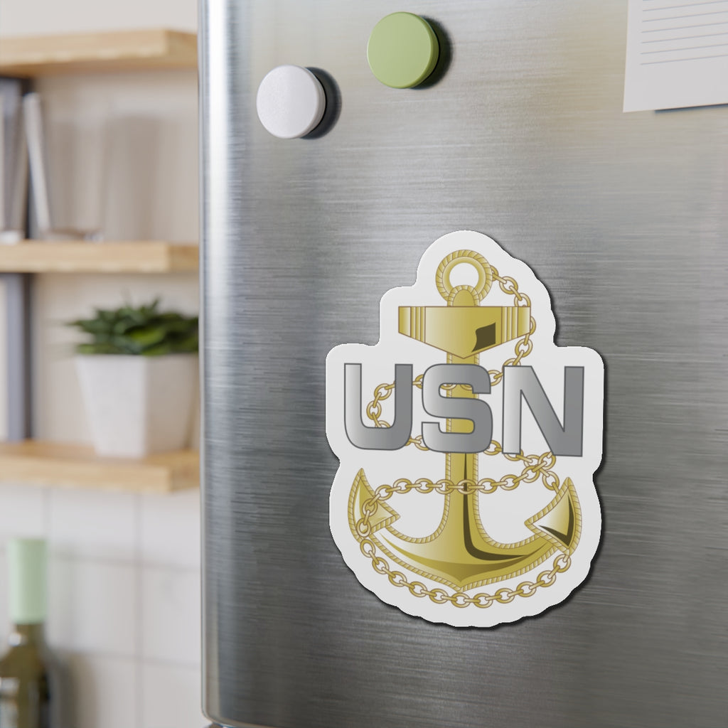 Die-Cut Magnet - Navy - Fouled Anchor wo txt