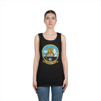 Unisex Heavy Cotton Tank Top - Navy - Helmineron Twelve (HM-12) wo Txt