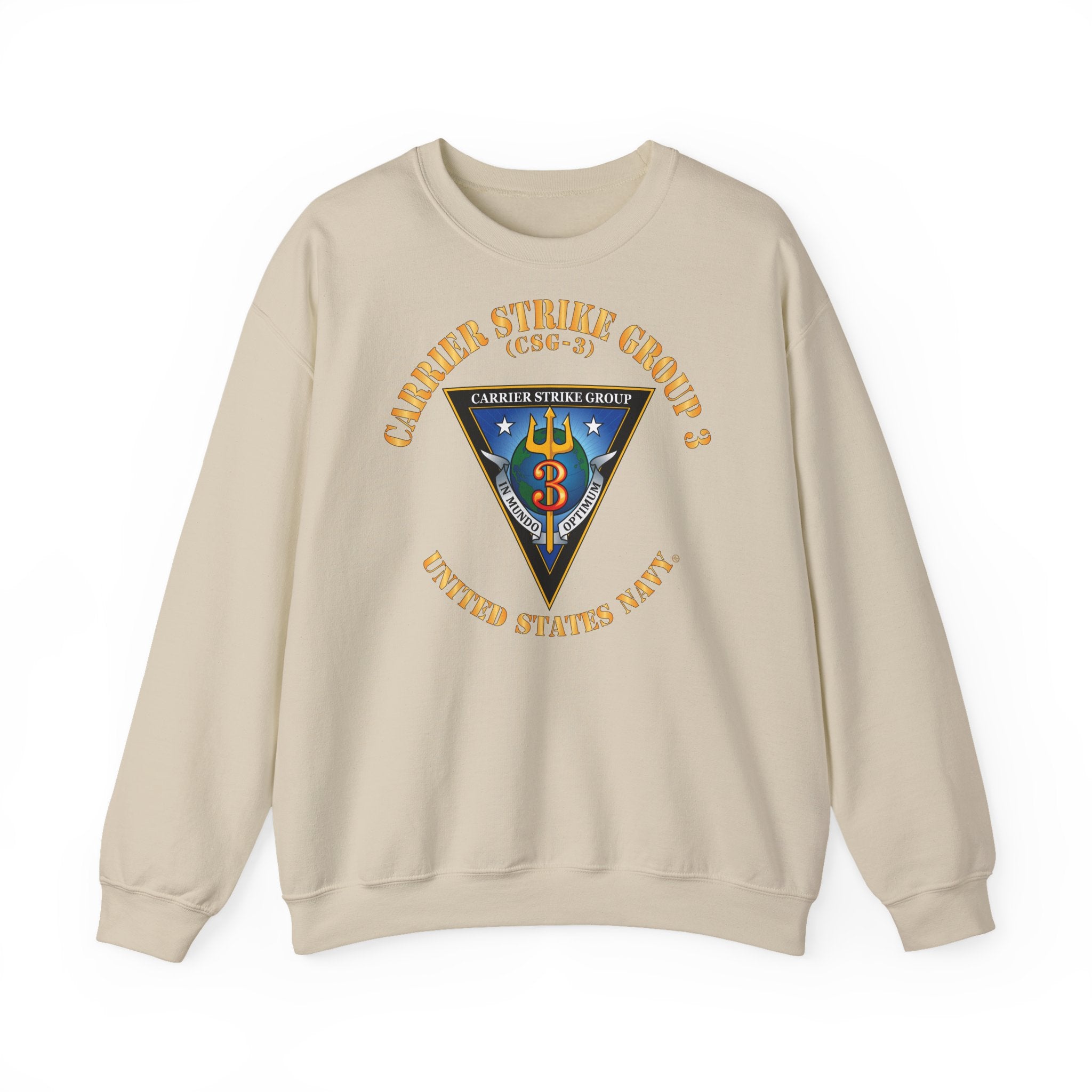 Unisex Heavy Blend™ Crewneck Sweatshirt - Navy - Carrier Strike Group 3 (CSG-3)