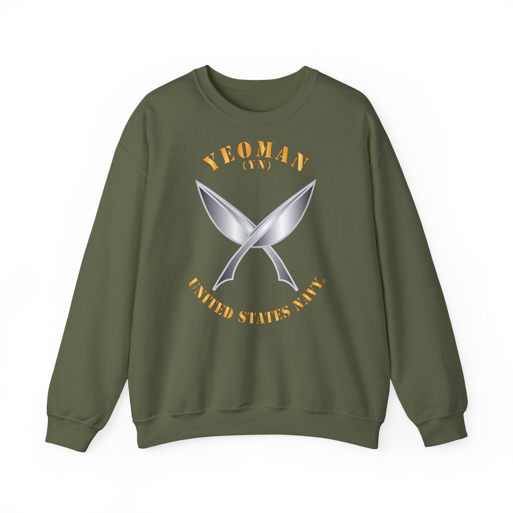 Unisex Heavy Blend™ Crewneck Sweatshirt - Navy - Rate - Yeoman (YN)