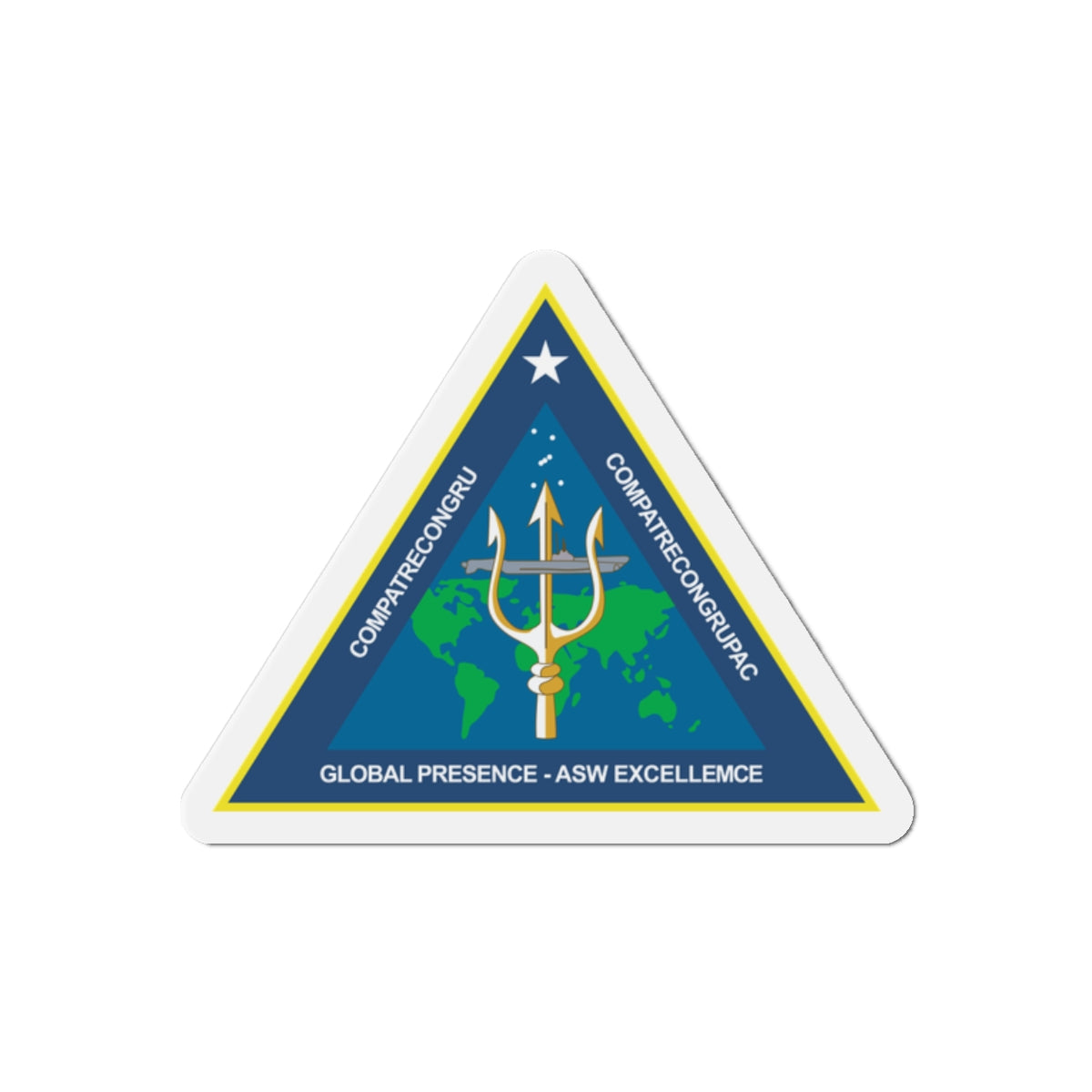 Die-Cut Magnet - Navy - Commander, Patrol and Reconnaissance Group - CPRG wo Txt X 300