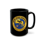 Black Mug (11oz, 15oz) - Navy - Naval Base Coronado - Crest - 3D - Enhanced