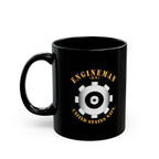 Black Mug (11oz, 15oz) - Navy - Rate - Engineman (EN)