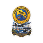 Kiss-Cut Vinyl Decal - NAVY - Naval Base Coronado - Crest w Scene - Coronado California - 3D - Enhanced