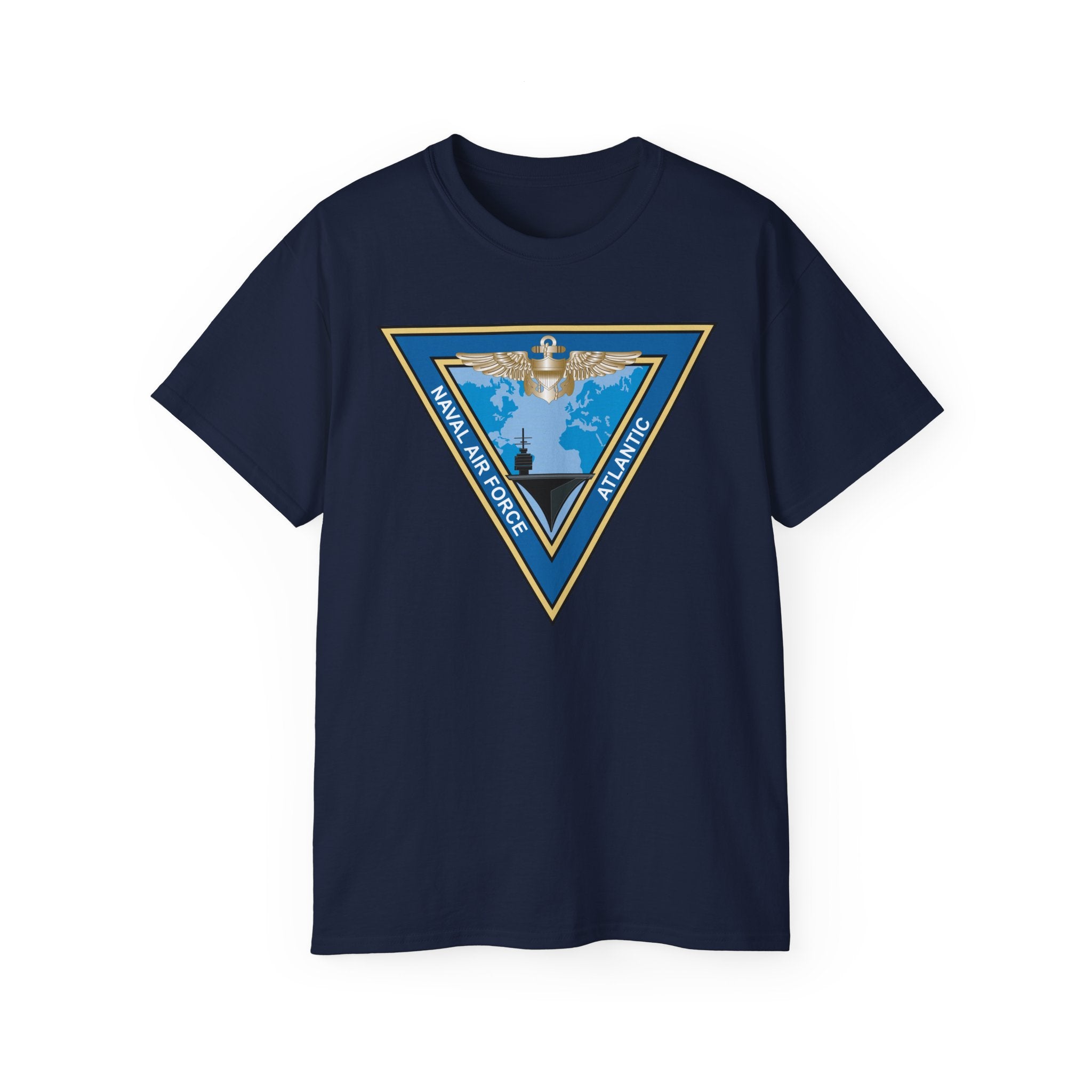 Unisex Ultra Cotton T-Shirt - Navy - Commander, Naval Air Force Atlantic - COMNAVAIRLANT wo Txt