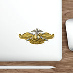 Die-Cut Vinyl Sticker - Navy - Badge - Fleet Marine Force (FMF) wo txt - Officer - 3D - Enhanced