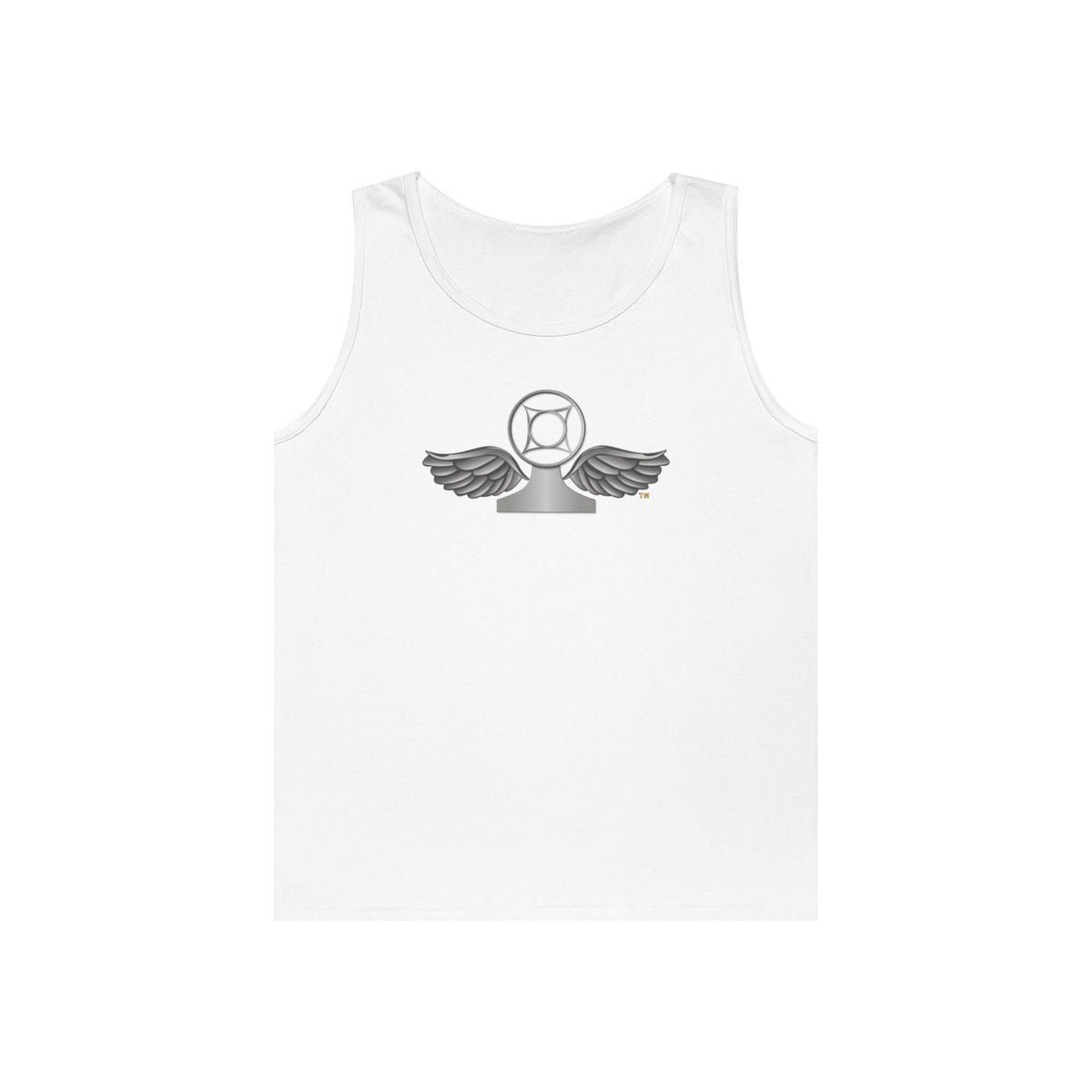 Unisex Heavy Cotton Tank Top - Navy - Rate - Air Traffic Controller (ATC) wo txt