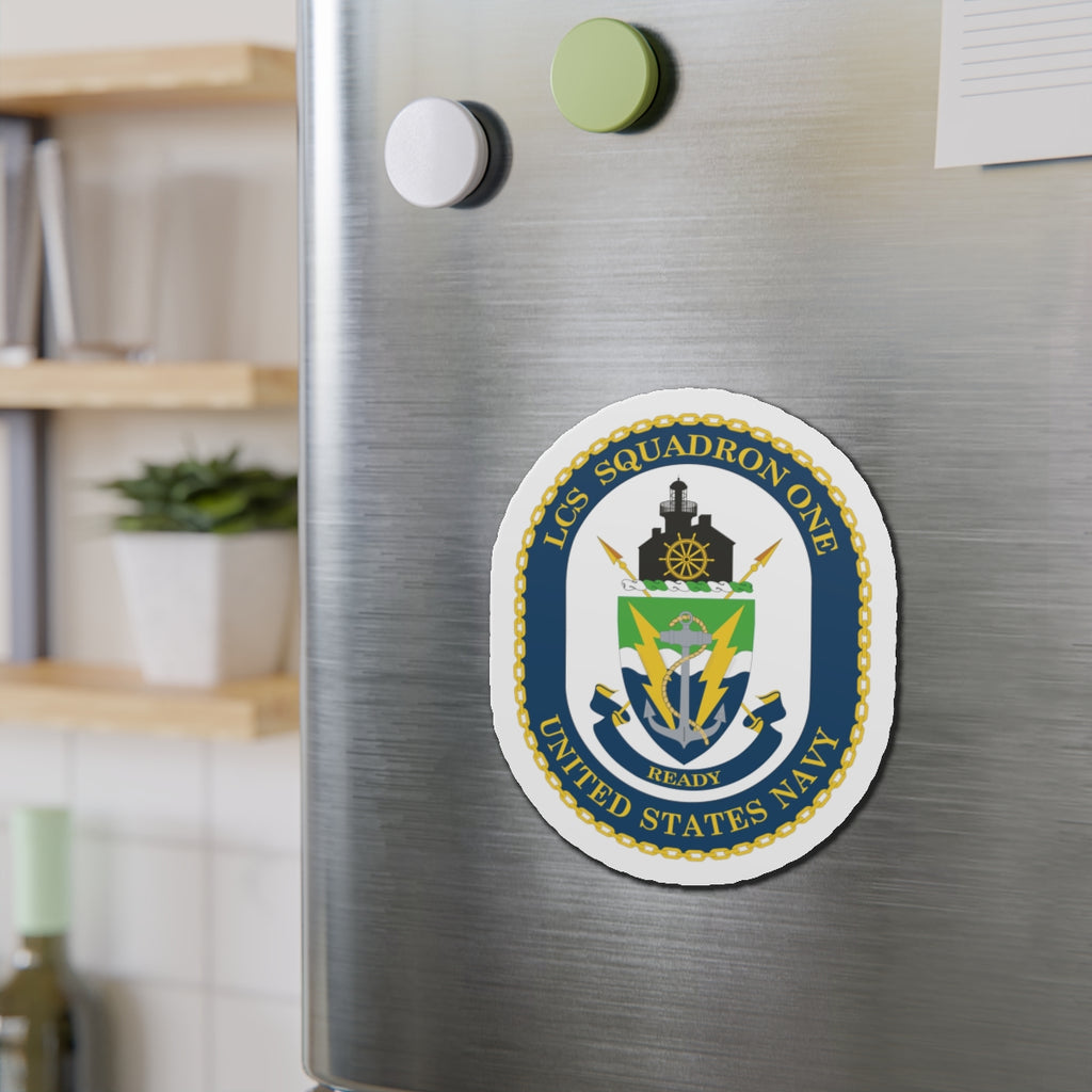 Die-Cut Magnet - Navy - LCS Squadron One (LCSRON 1) wo txt