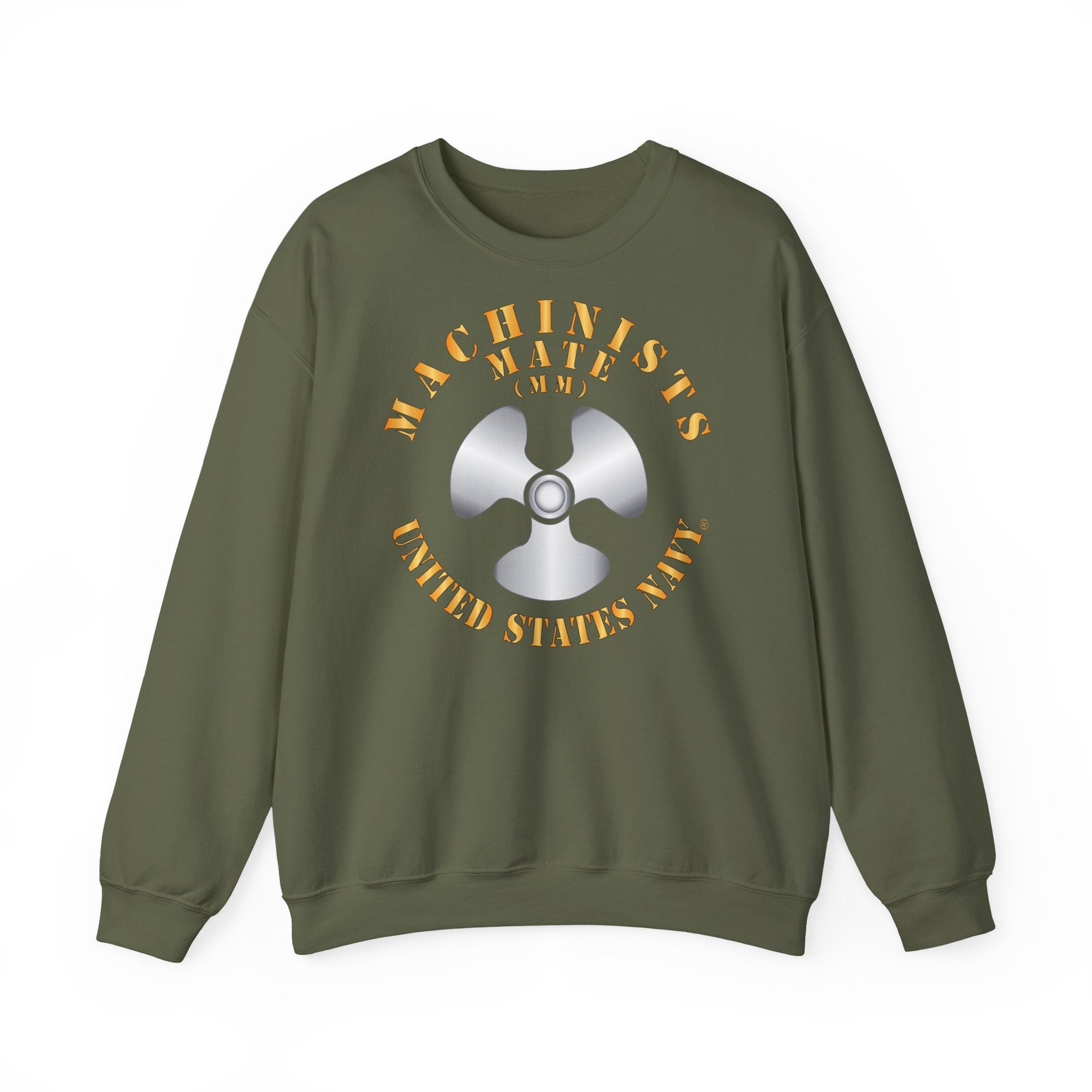 Unisex Heavy Blend™ Crewneck Sweatshirt - Navy - Rate - Machinists Mate (MM)