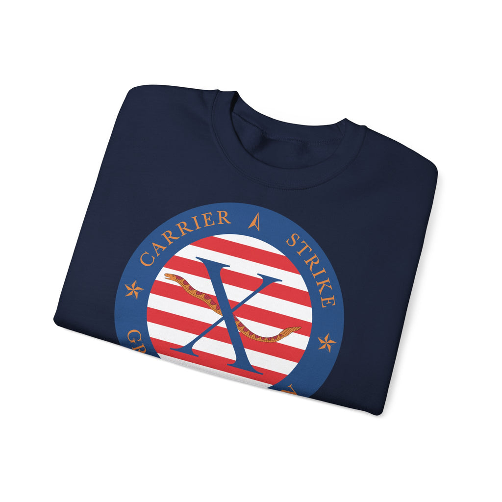 Unisex Heavy Blend™ Crewneck Sweatshirt - Navy - Carrier Strike Group 10 (CSG-10) wo Txt
