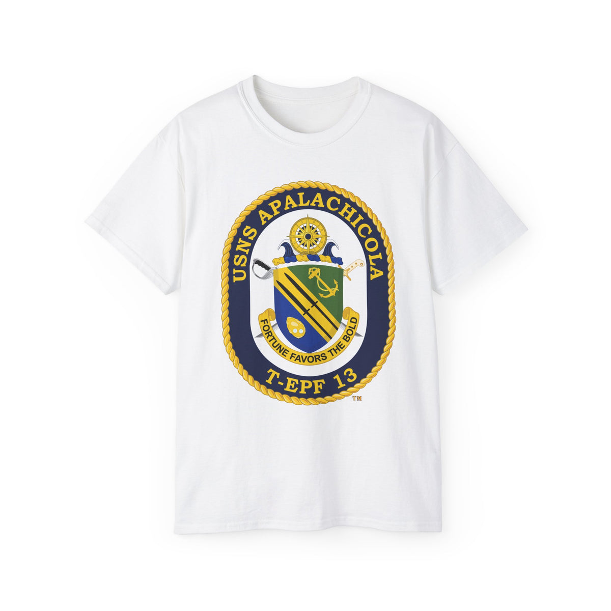 Unisex Ultra Cotton T-Shirt - Navy - USNS Apalachicola (T-EPF 13) wo txt
