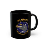 Black Mug (11oz, 15oz) - Navy - USS Virginia (SSN-774) X 300