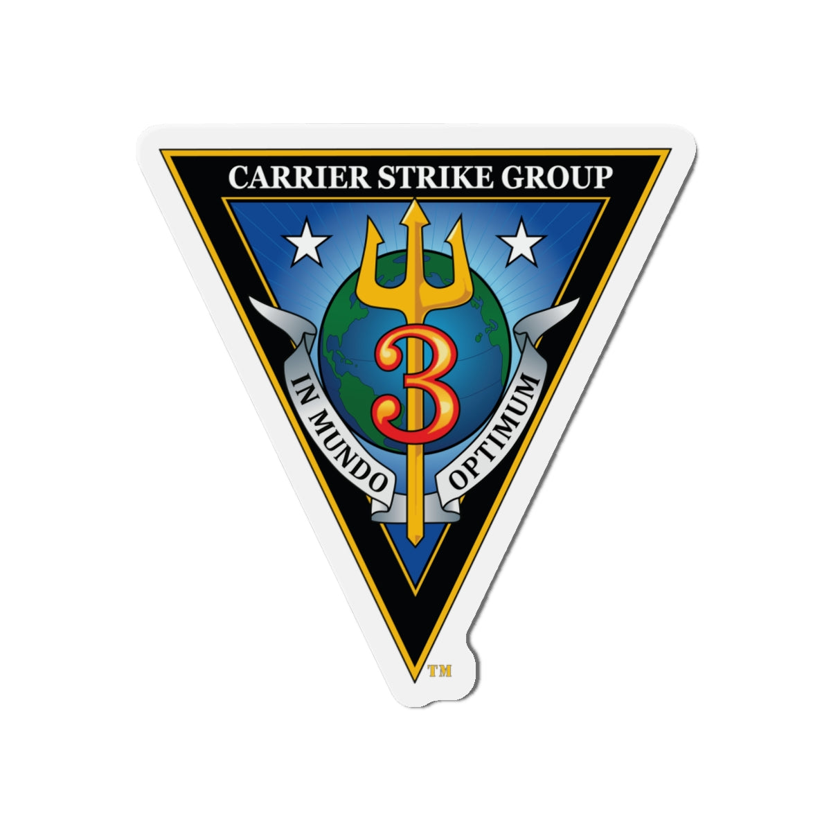 Die-Cut Magnet - Navy - Carrier Strike Group 3 (CSG-3) wo txt