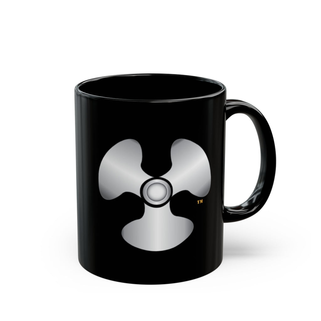 Black Mug (11oz, 15oz) - Navy - Rate - Machinists Mate (MM) wo txt