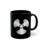Black Mug (11oz, 15oz) - Navy - Rate - Machinists Mate (MM) wo txt