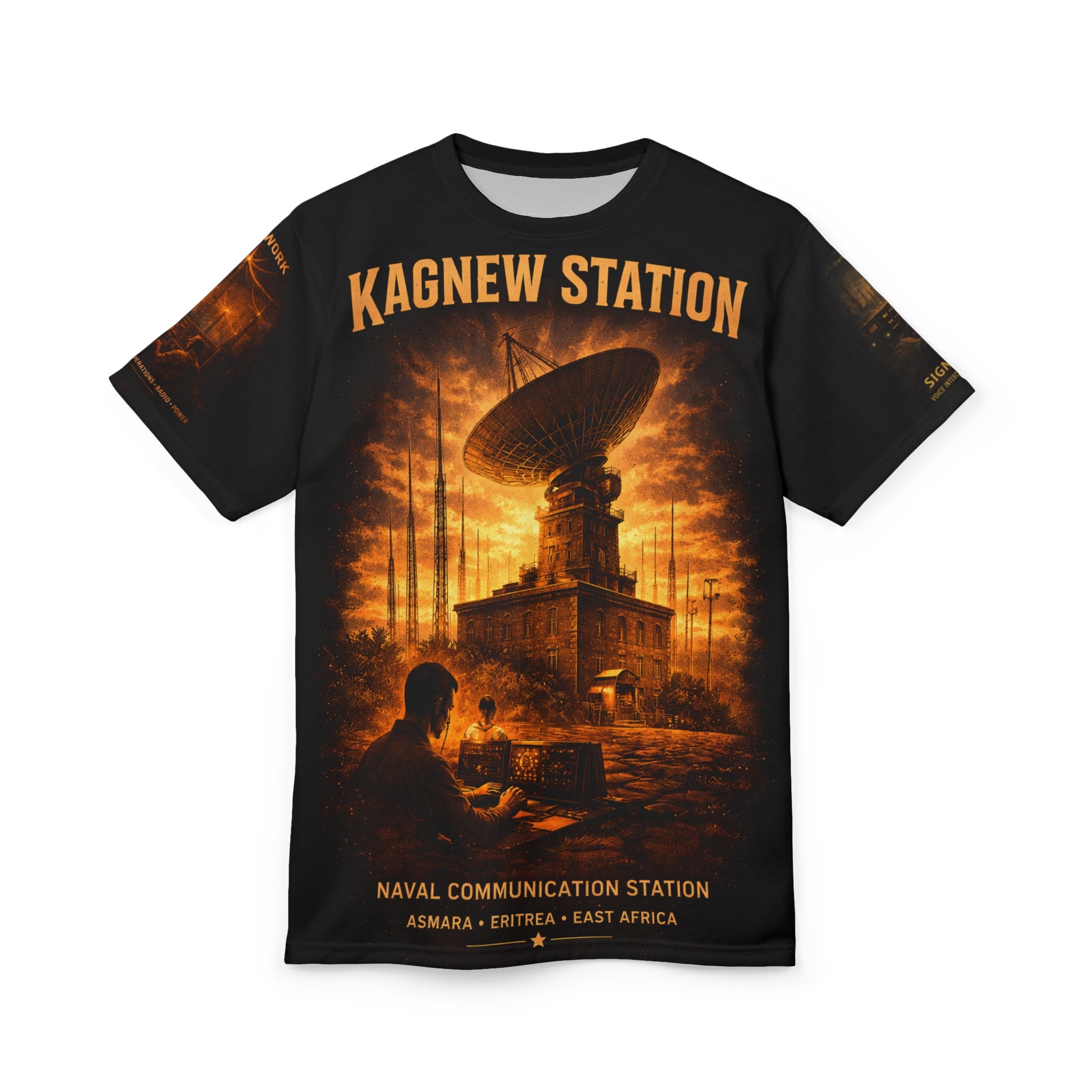 Kagnew Station Tribute Tee — "Cold War: Signals Across the World"