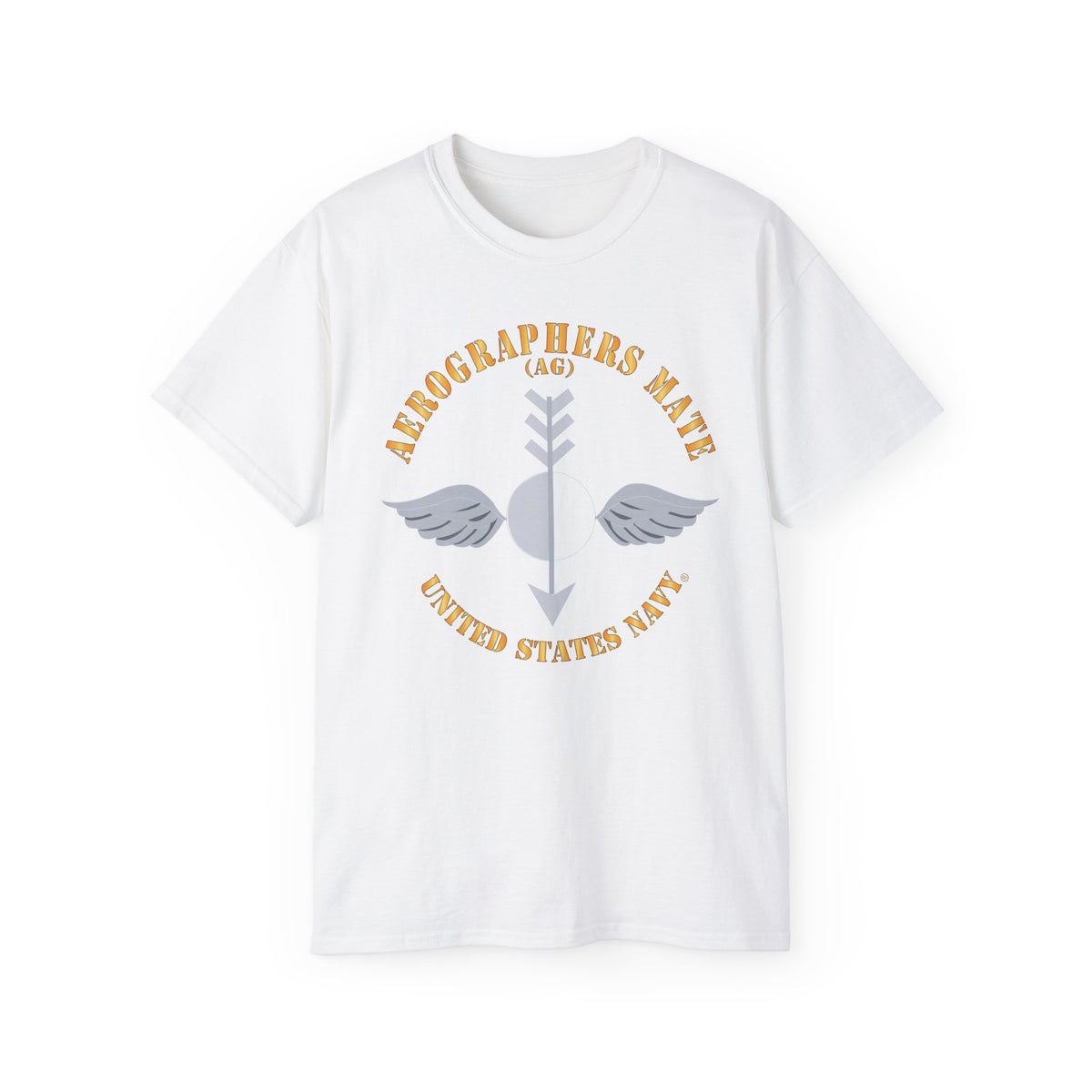 Unisex Ultra Cotton T-Shirt - Navy - Aerographers Mate (AG) X 300