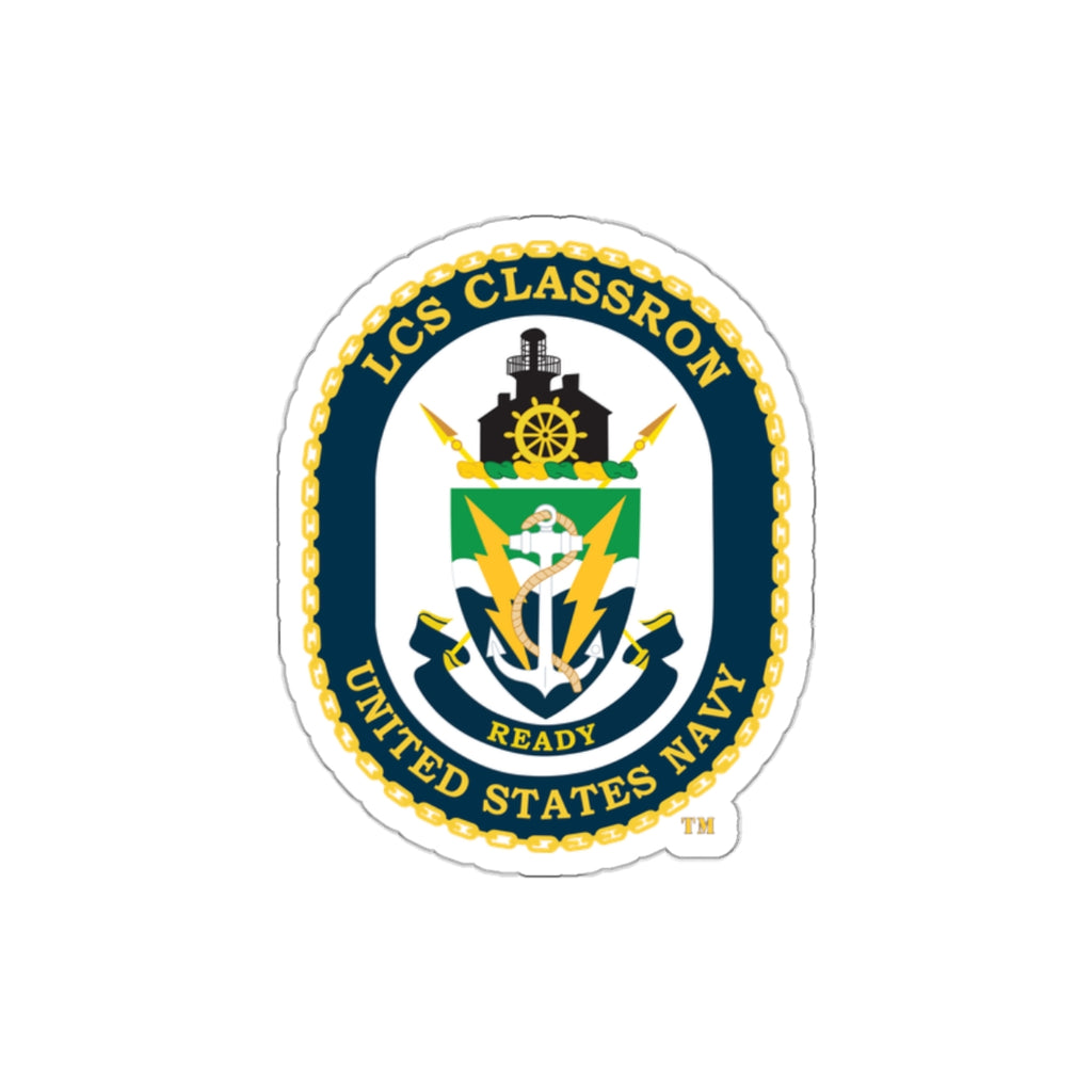 Die-Cut Vinyl Sticker - Navy - LCS Classron (Littoral Combat Ship) wo txt