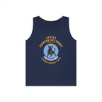 Unisex Heavy Cotton Tank Top - Navy - Strike Fighter Squadron 37 (VFA-37)