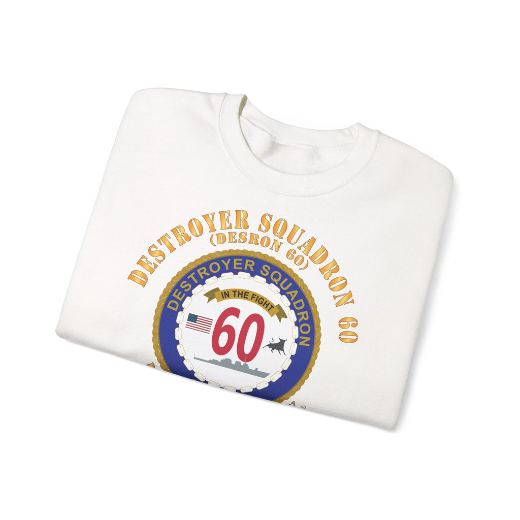 Unisex Heavy Blend™ Crewneck Sweatshirt - Navy - Destroyer Squadron 60
