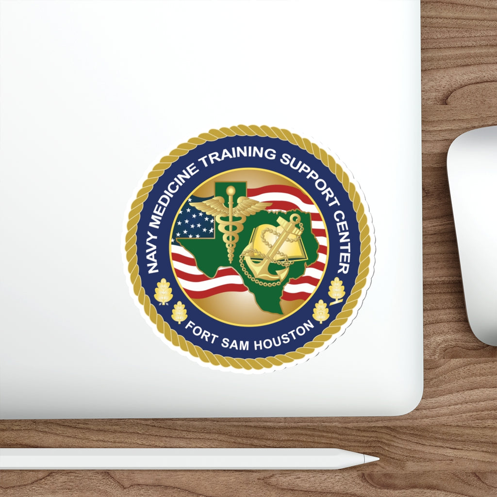 Die-Cut Vinyl Sticker - Navy Medicine Training Support Center wo txt X 300