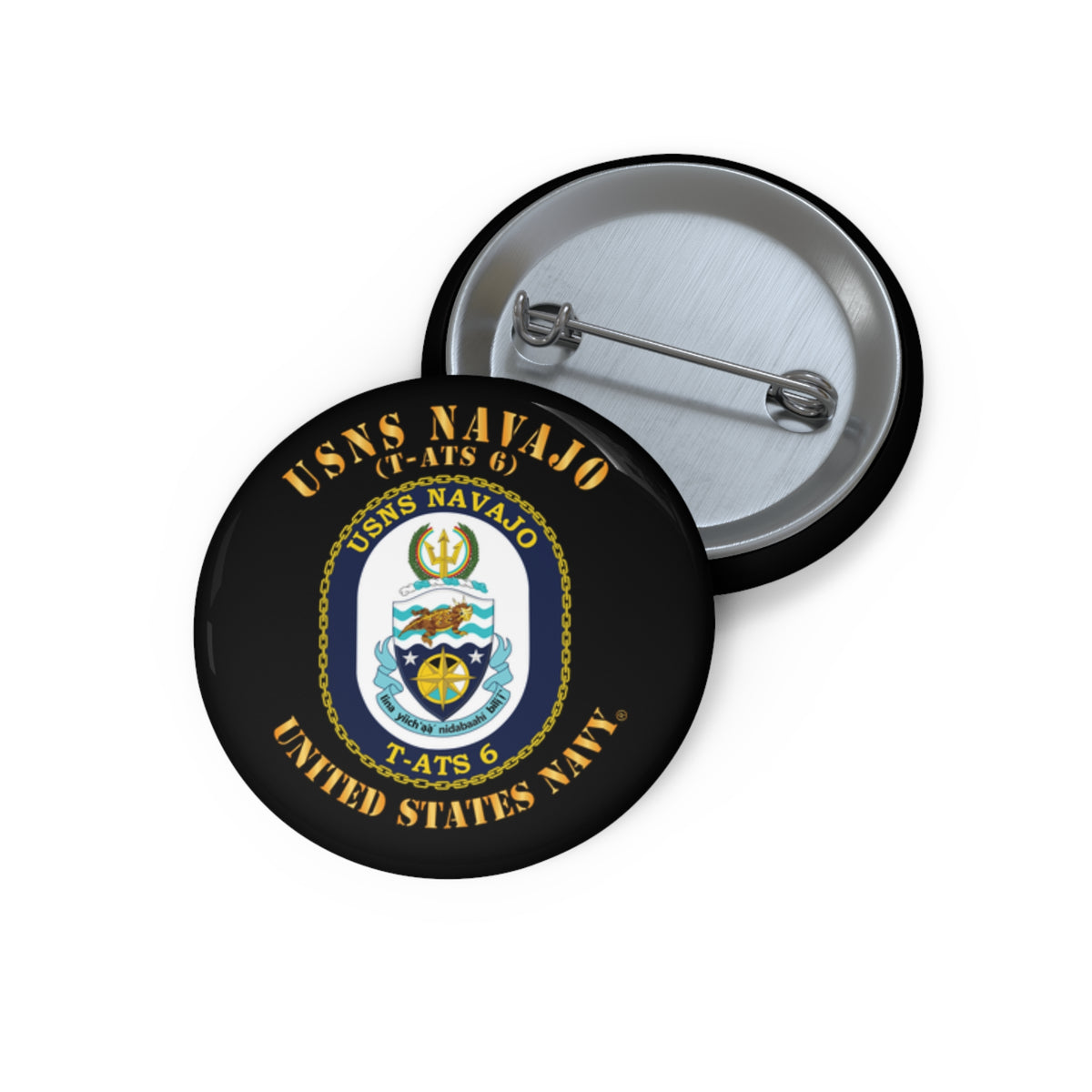 Pin Button - Navy - USNS Navajo (T-ATS 6)
