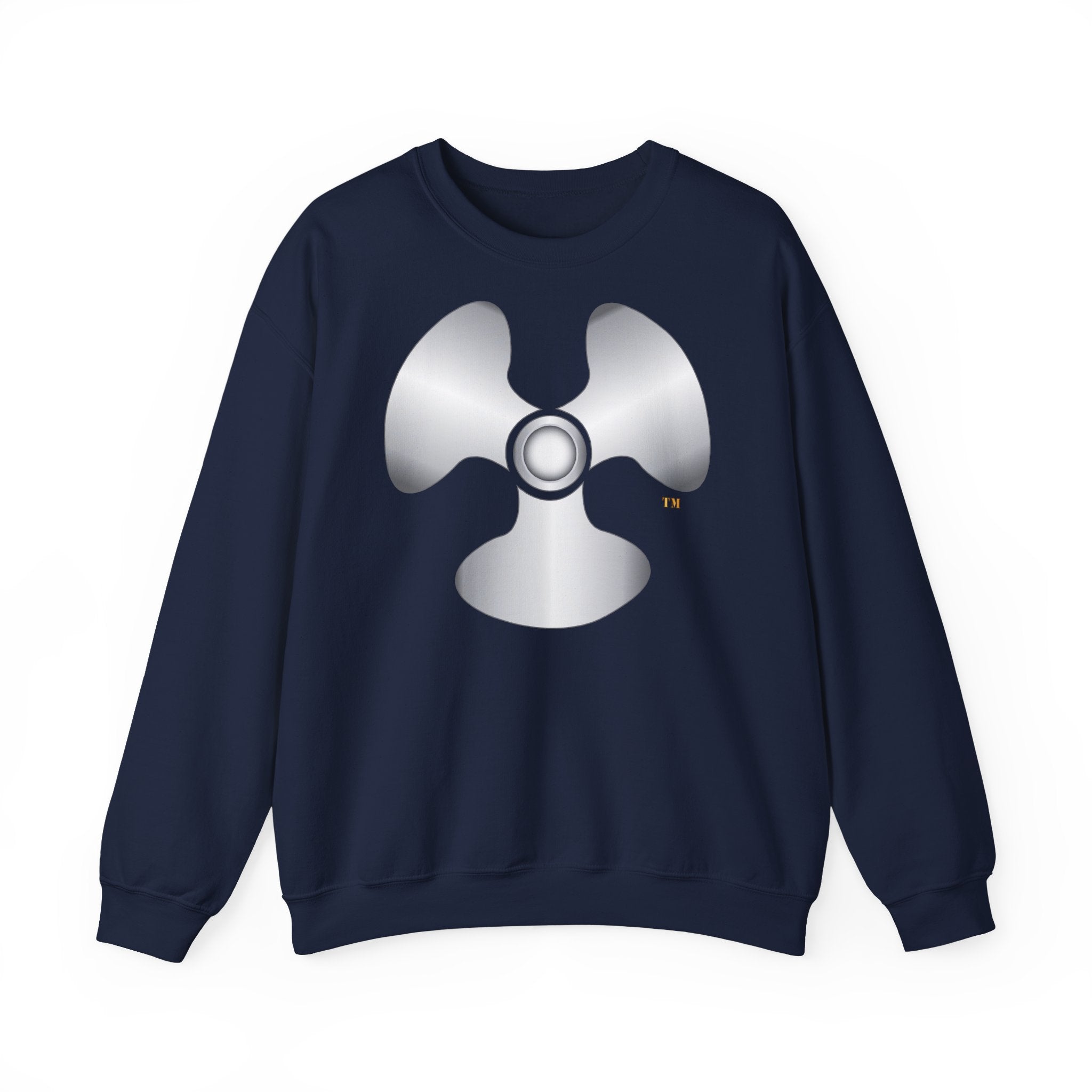 Unisex Heavy Blend™ Crewneck Sweatshirt - Navy - Rate - Machinists Mate (MM) wo txt