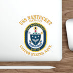 Die-Cut Vinyl Sticker - Navy - USS Nantucket (LCS-27)