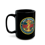 Black Mug (11oz, 15oz) - Navy Medicine - Medical Power for Naval Superiority wo Txt X 300