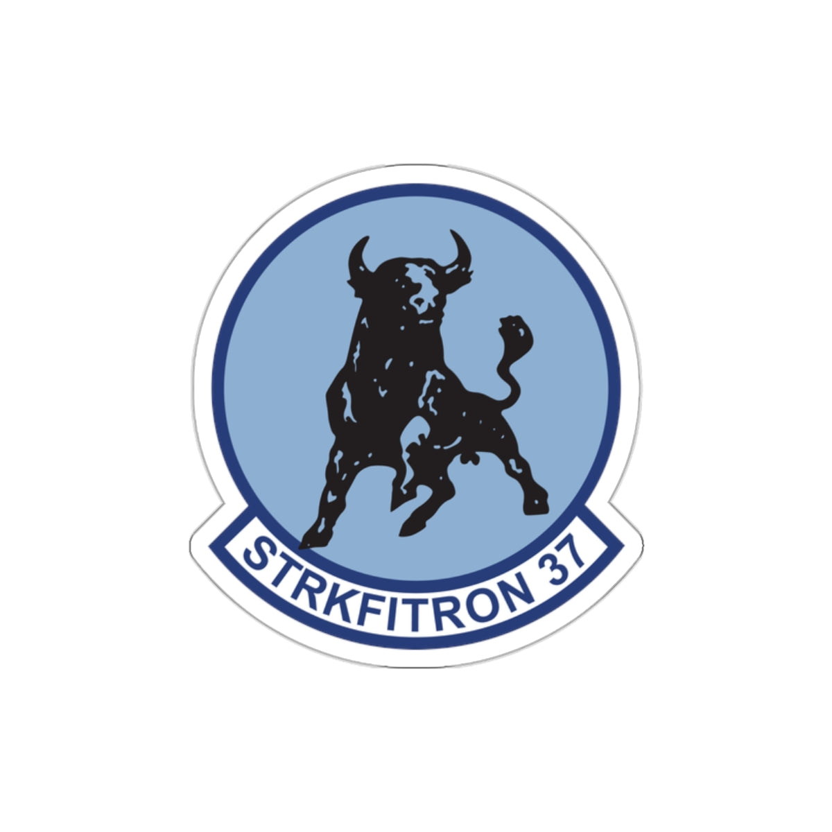 Die-Cut Vinyl Sticker - Navy - Strike Fighter Squadron 37 (VFA-37) wo txt