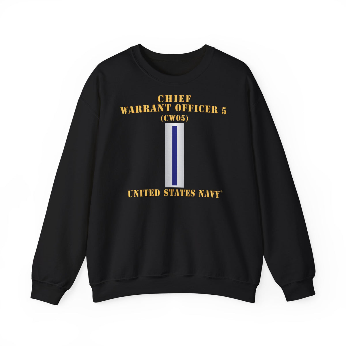 Unisex Heavy Blend™ Crewneck Sweatshirt - Navy - Chief Warrant Officer 5 - CW05