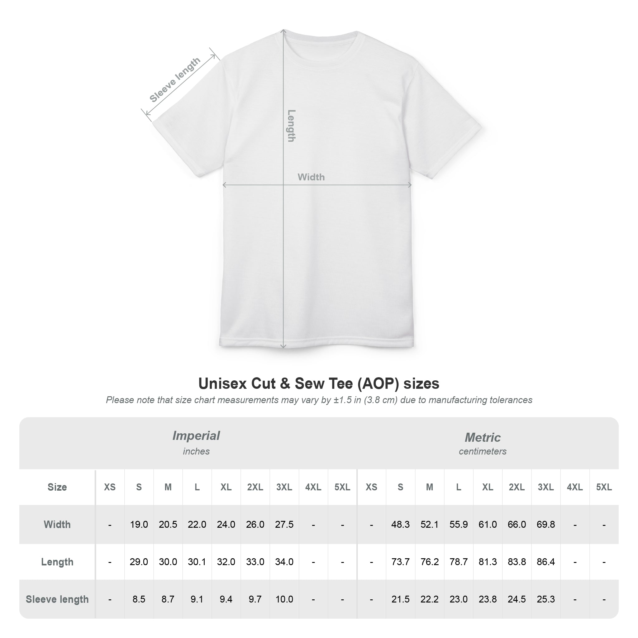 USN Anchor All-Over Print Tee — Navy Wave Military Shirt