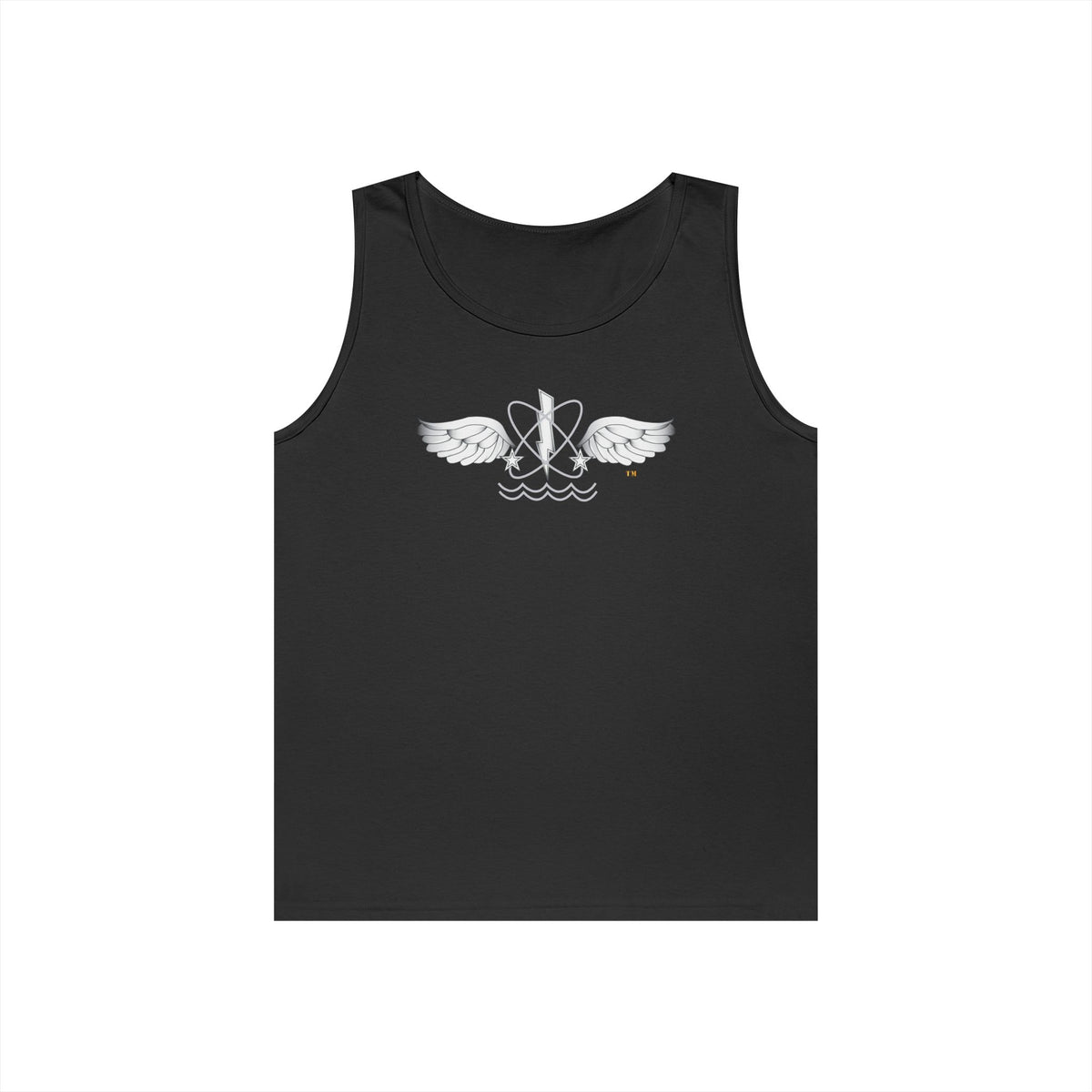 Unisex Heavy Cotton Tank Top - Navy - Rate - Aviation Warfare Systems Operator (AW) wo txt