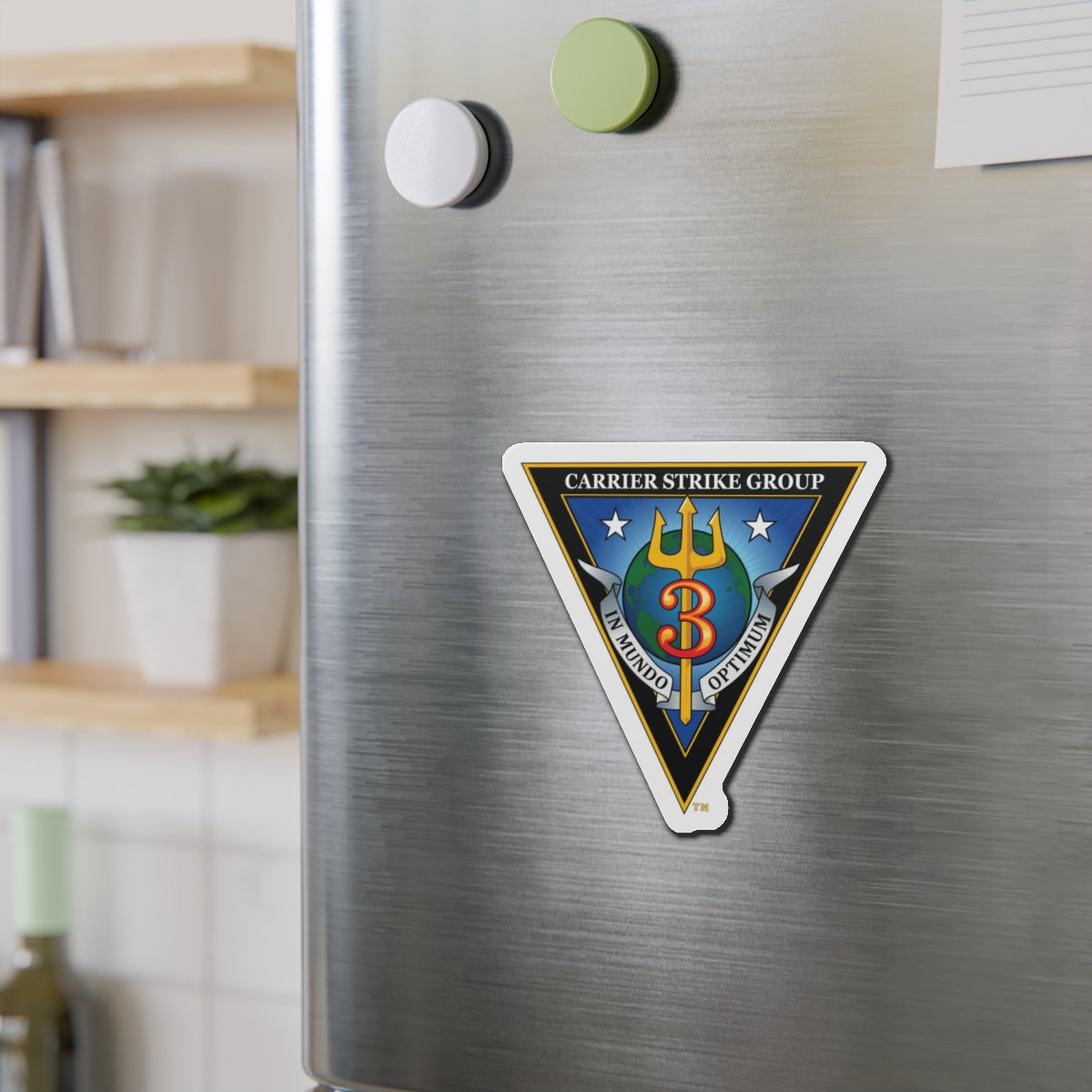 Die-Cut Magnet - Navy - Carrier Strike Group 3 (CSG-3) wo txt