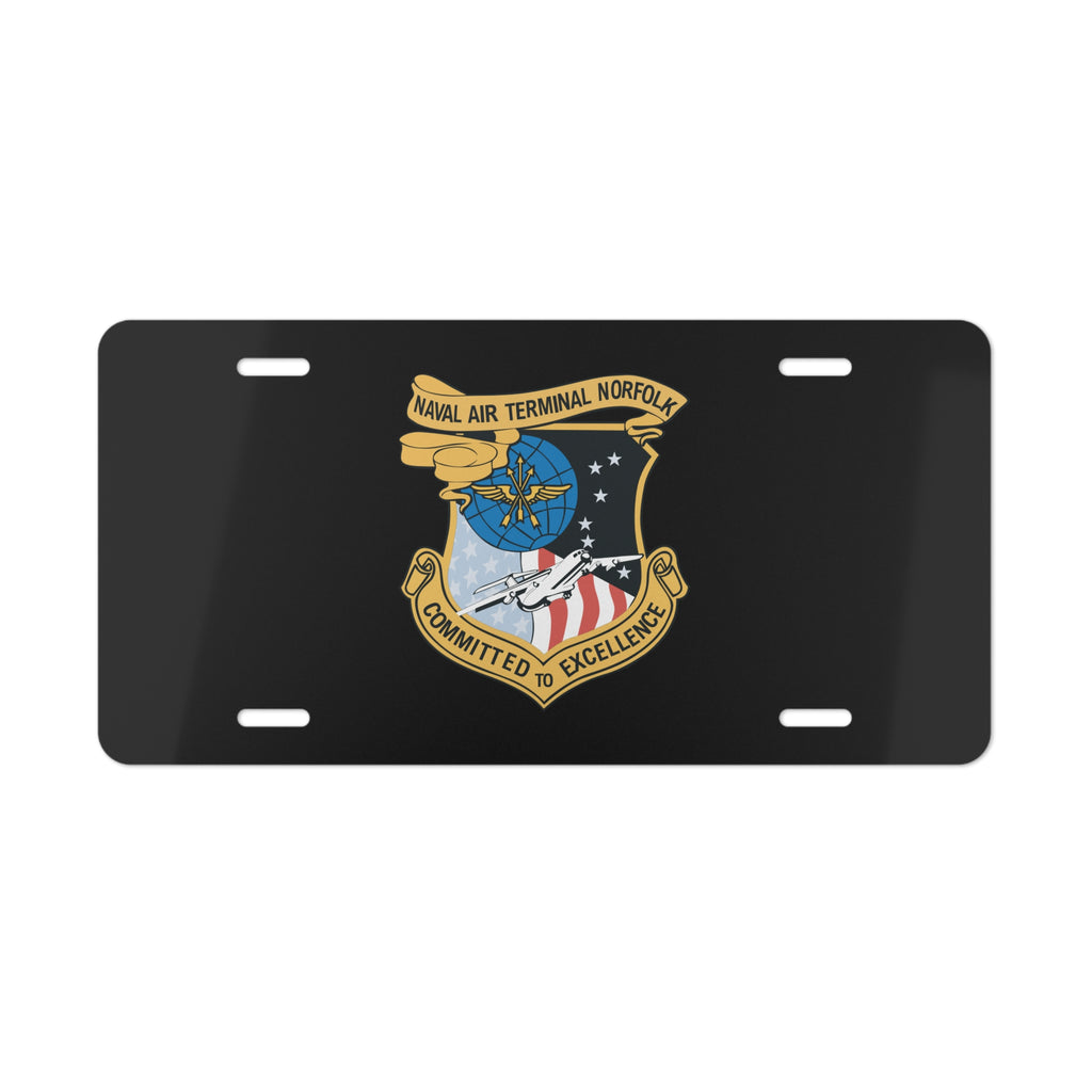 Vanity License Plate - Navy - Naval Air Terminal Norfolk wo Txt