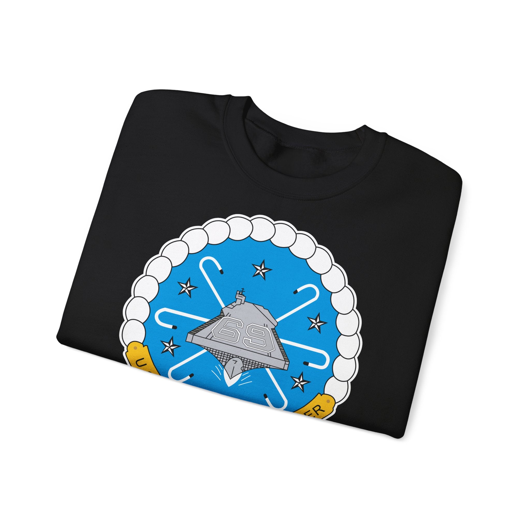 Unisex Heavy Blend™ Crewneck Sweatshirt - USS Dwight D. Eisenhower (CVN-69) Crest wo Txt