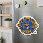Die-Cut Magnet - Navy - Naval Air Warfare Center - Coronado - Crest - 3D - Enhanced