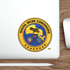 Die-Cut Vinyl Sticker - Navy - Naval Base Coronado - Crest - 3D - Enhanced