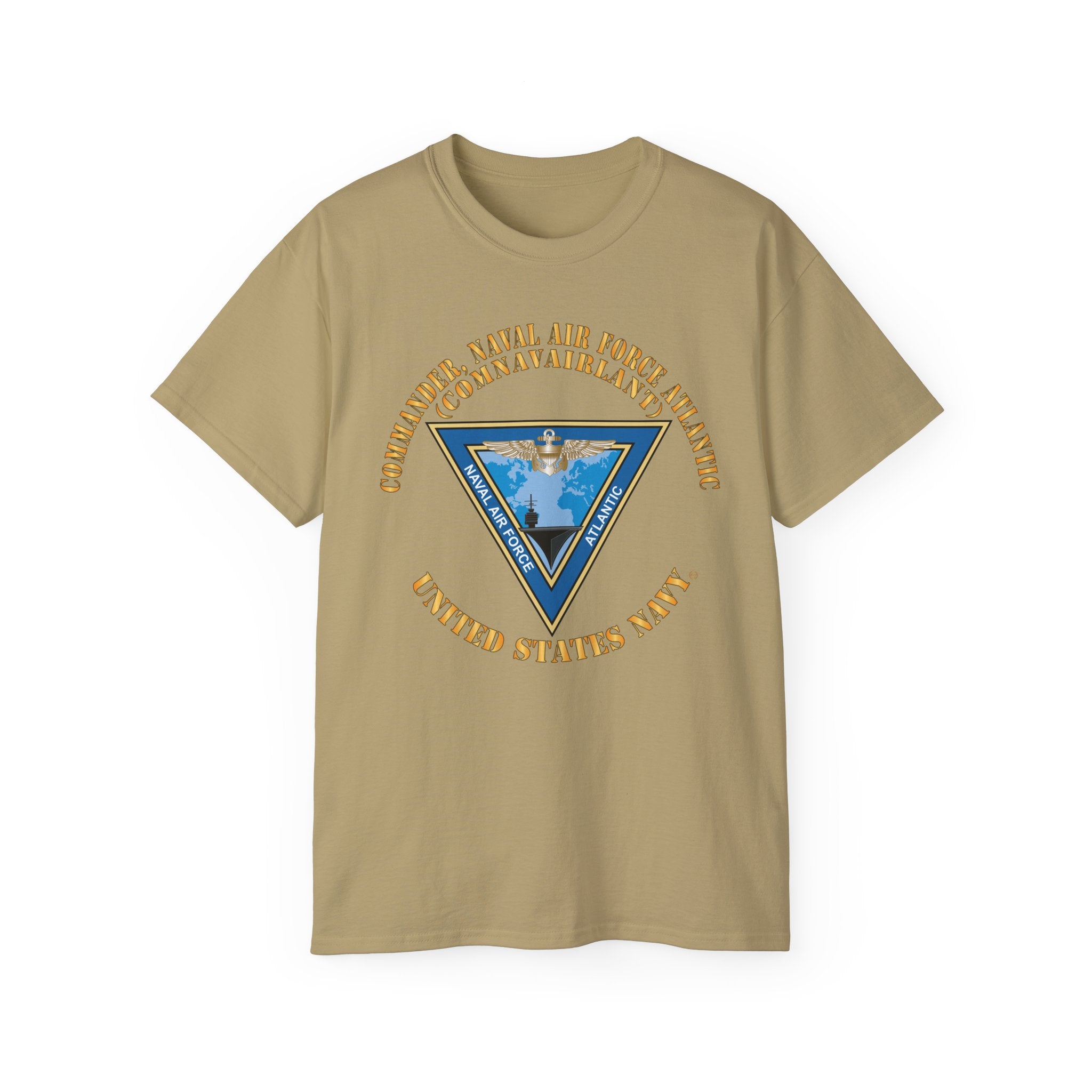 Unisex Ultra Cotton T-Shirt - Navy - Commander, Naval Air Force Atlantic - COMNAVAIRLANT
