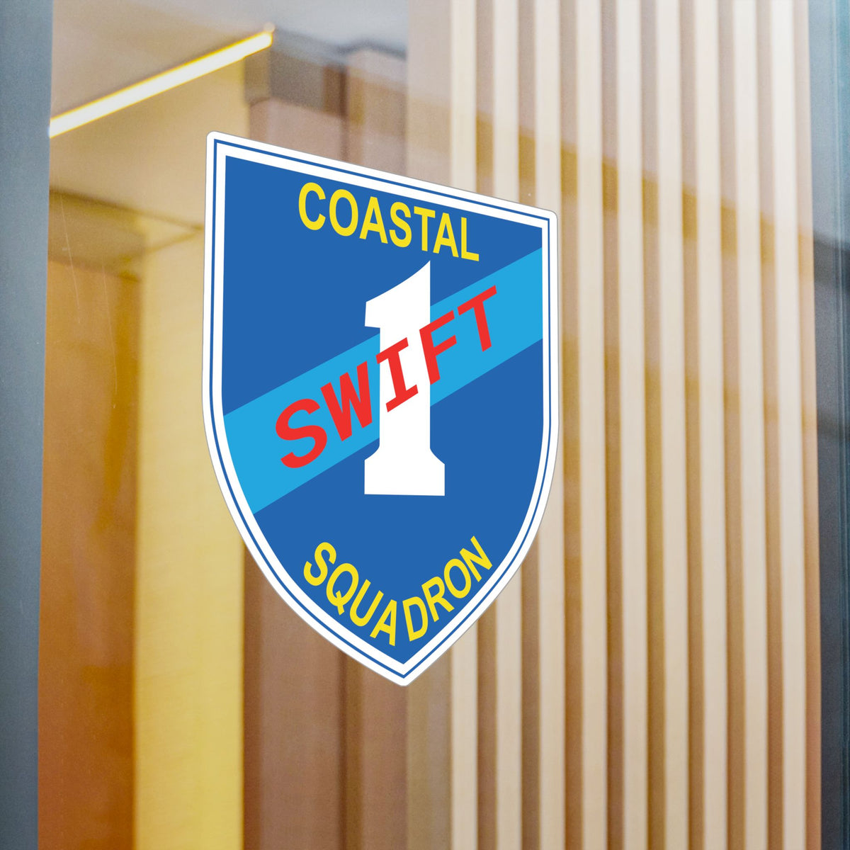 Kiss-Cut Vinyl Decal - Coastal Squadron One (Blue) - SSI wo Txt X 300
