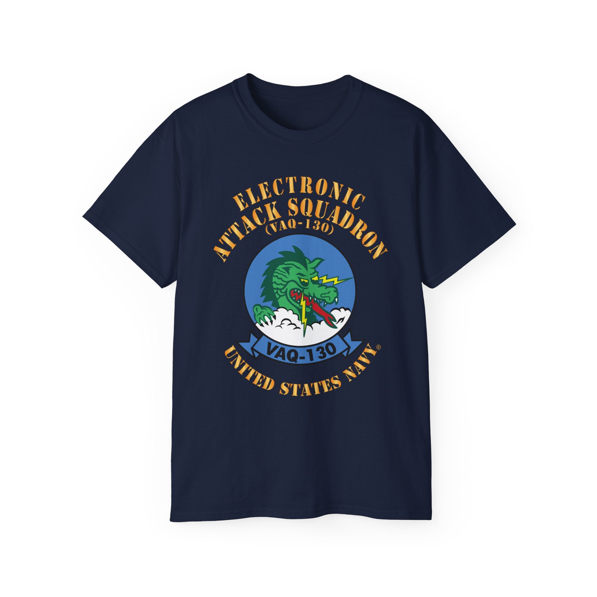 Unisex Ultra Cotton T-Shirt - Navy - Electronic Attack Squadron 130 (VAQ-130)