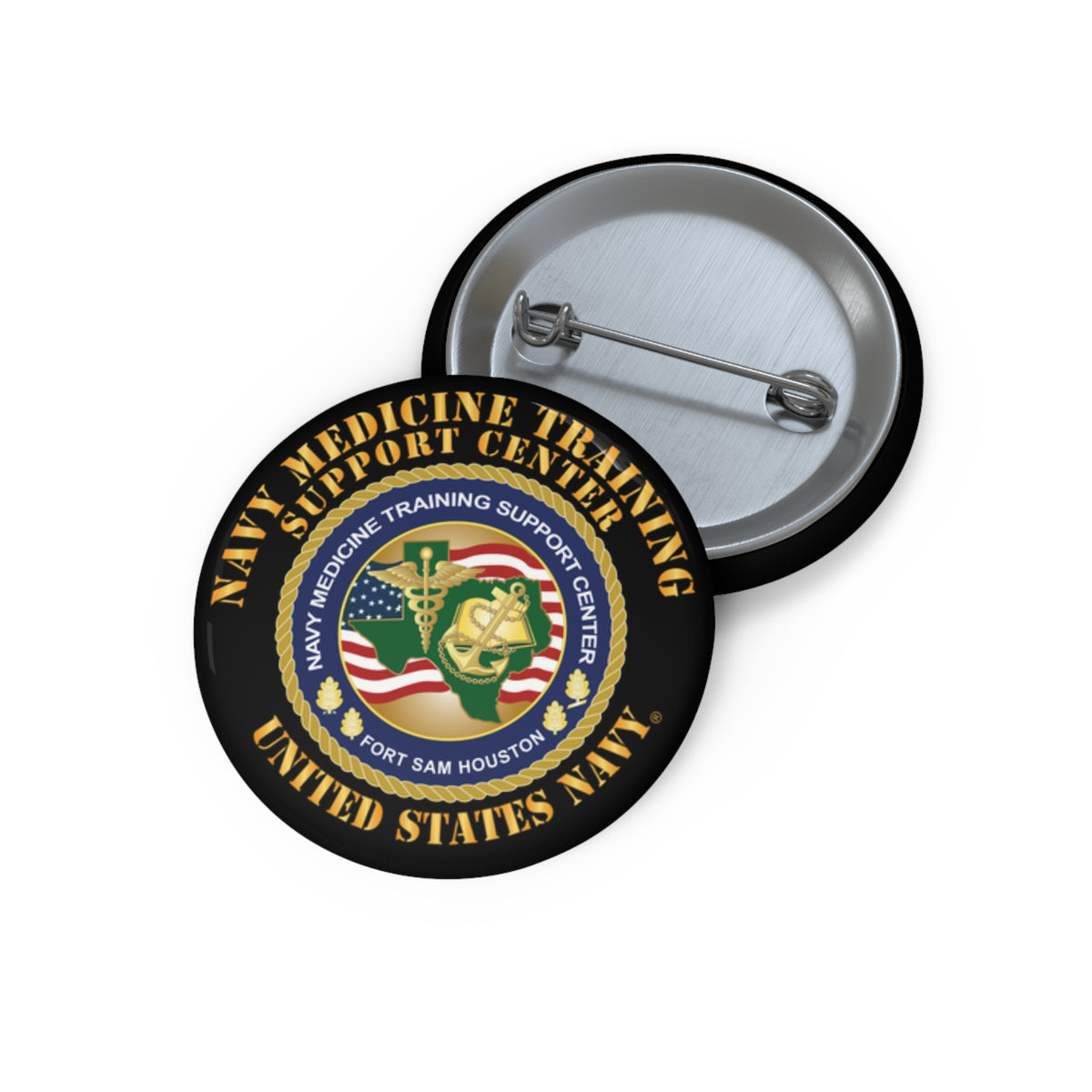 Pin Button - Navy Medicine Training Support Center X 300