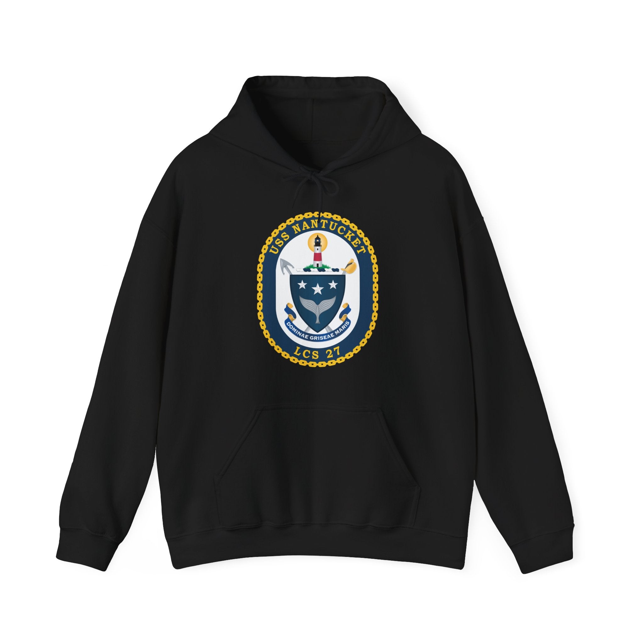 Unisex Heavy Blend™ Hoodies - Navy - USS Nantucket (LCS-27) wo txt