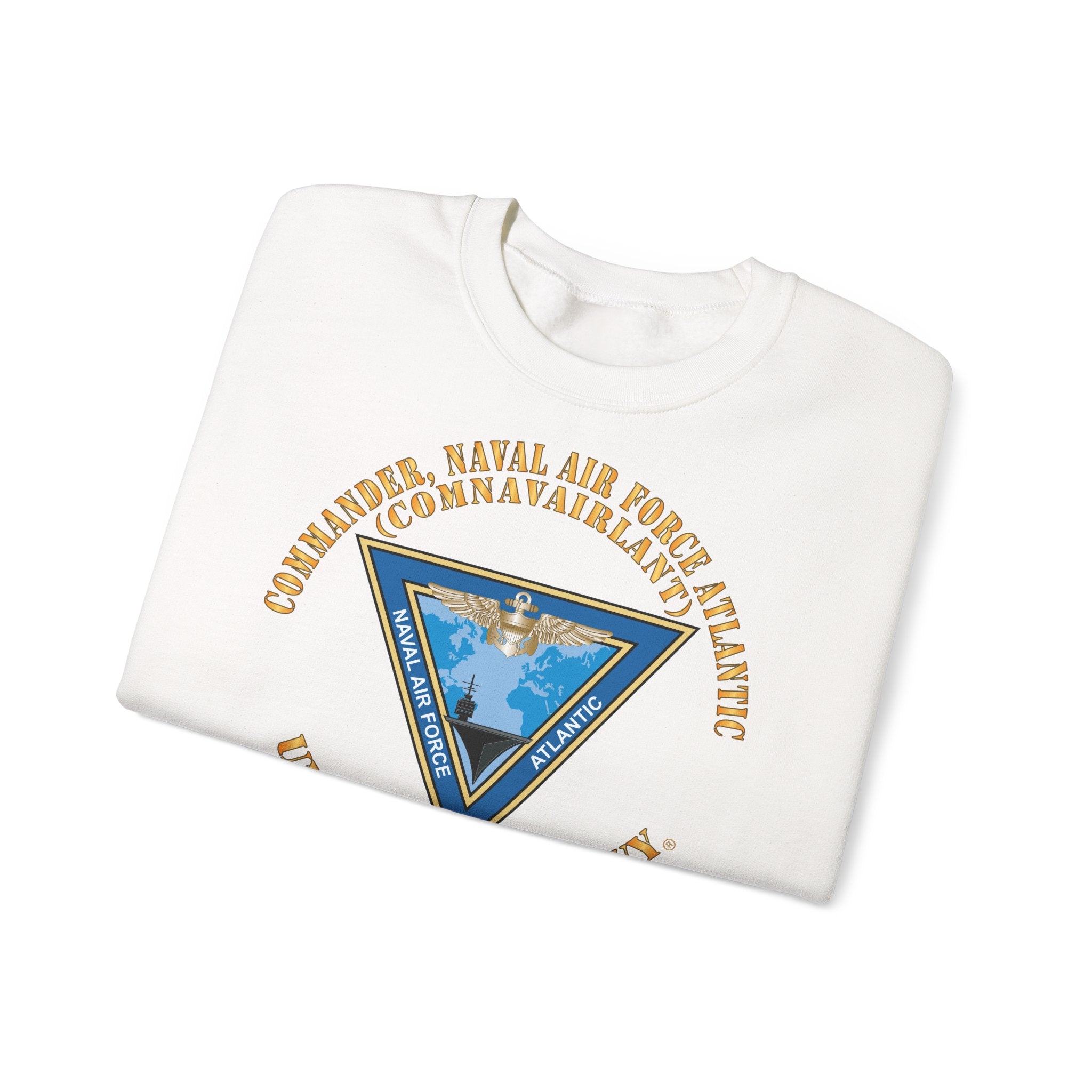 Unisex Heavy Blend™ Crewneck Sweatshirt - Navy - Commander, Naval Air Force Atlantic - COMNAVAIRLANT