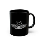 Black Mug (11oz, 15oz) - Navy - Rate - Air Traffic Controller (ATC) wo txt