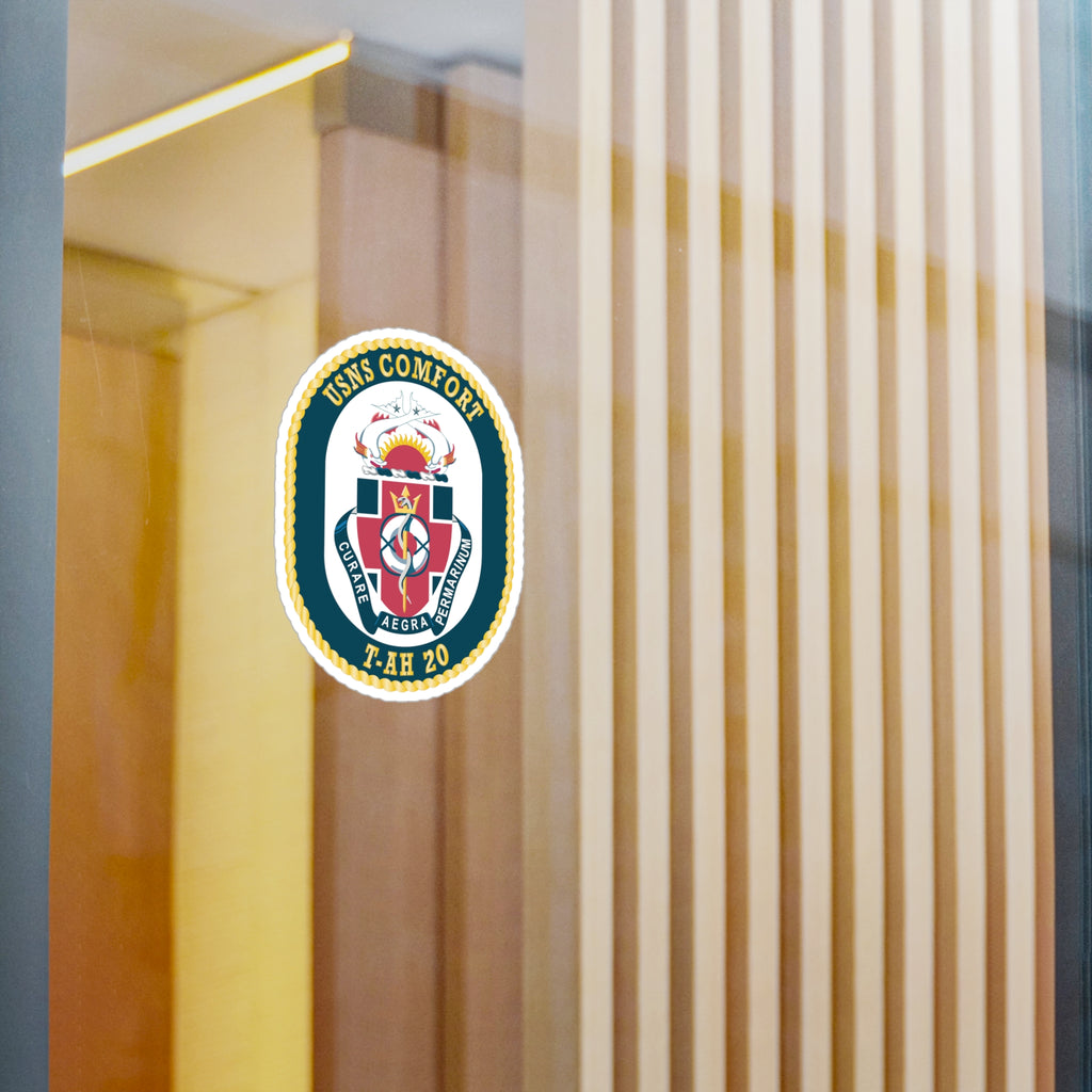 Kiss-Cut Vinyl Decal - Navy - USNS Comfort (T-AH 20) wo txt