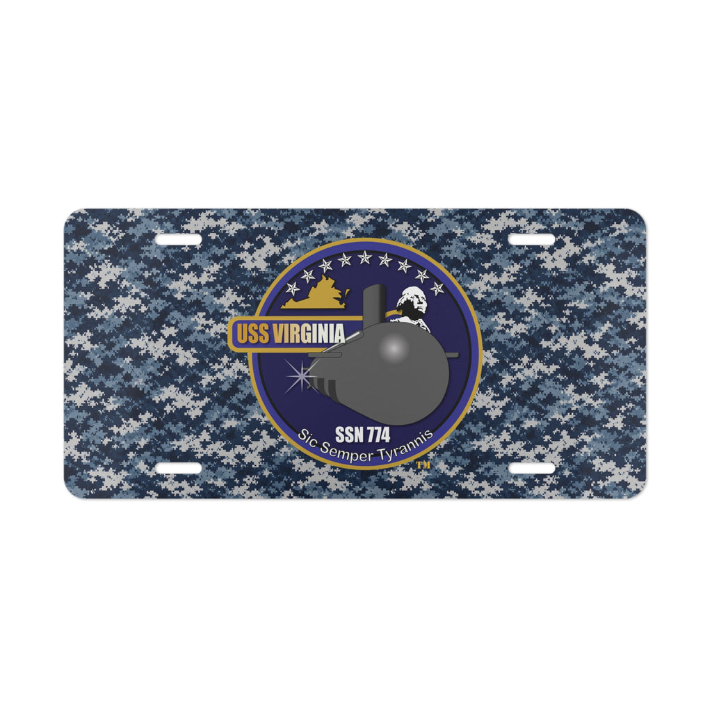 Vanity License Plate - Navy - USS Virginia (SSN-774) wo txt X 300