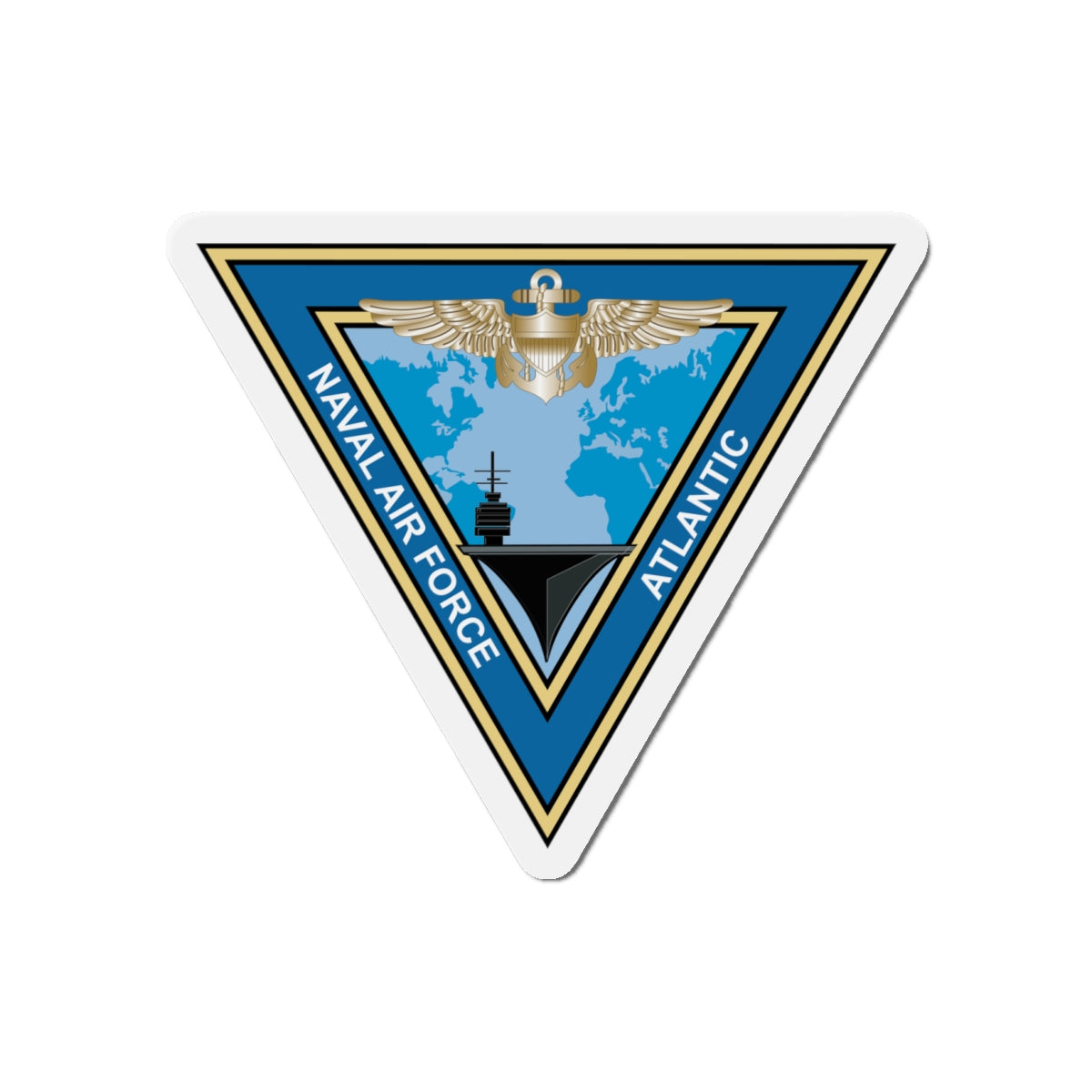 Die-Cut Magnet - Navy - Commander, Naval Air Force Atlantic - COMNAVAIRLANT wo Txt