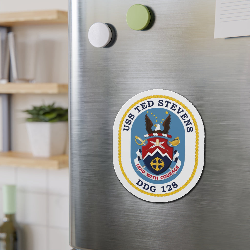 Die-Cut Magnet - Navy - USS Ted Stevens (DDG-128) wo txt
