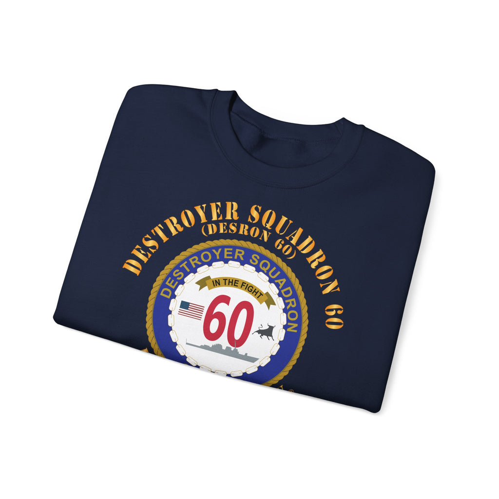 Unisex Heavy Blend™ Crewneck Sweatshirt - Navy - Destroyer Squadron 60